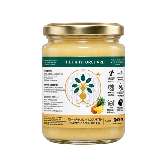 Organic Saint Lucian Sea Moss Gel - Pineapple