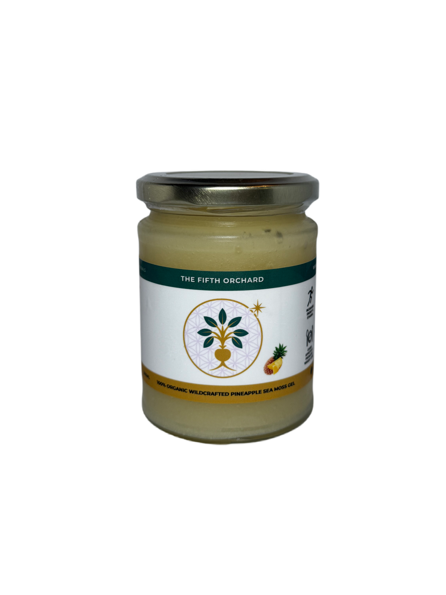 Organic Wildcrafted Sea Moss Gel - Pineapple